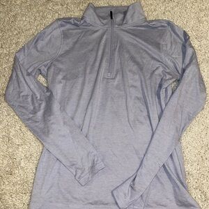 long sleeve quarter zip size L